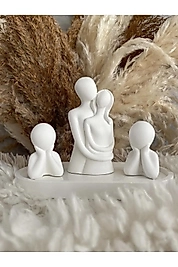 TEEMAMM 4' LÜ AİLE SETİ EV DEKORASYON AKSESUARI