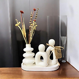 TEEMAMM DENFİX BETON DÖKÜM 4 LÜ DEKORASYON SET