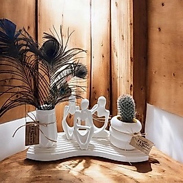 TEEMAMM denfix beton salon ferahlatan aksesuar seti